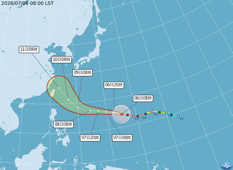颱風巴威最快9日發布海警 10、11日影響最劇
