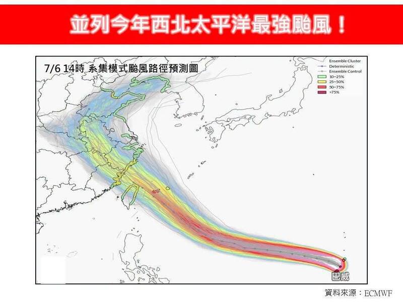 巴威颱風週五傍晚影響台灣 氣象專家:陸上警戒週六晚有望脫離