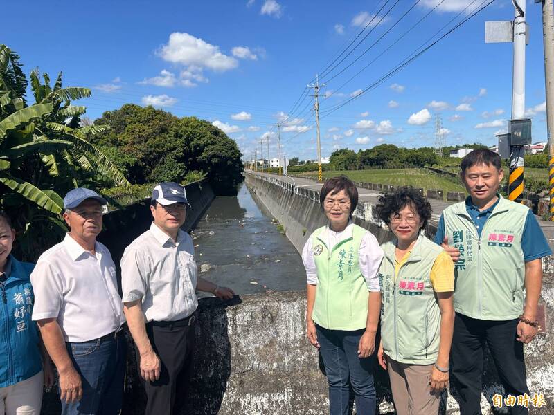 農民皮皮挫! 颱風前會勘卓乃潭 陳素月:拓寬14米解決溢流危機