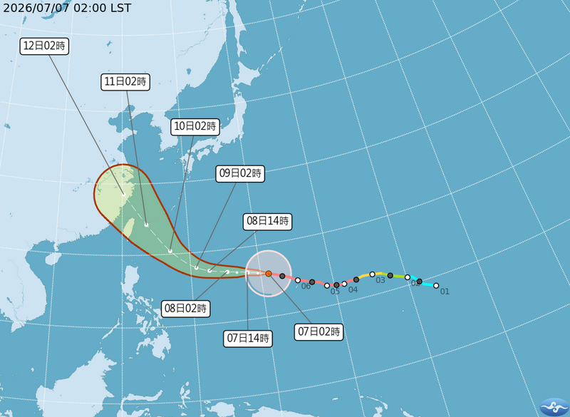 強颱將至!高溫持續到週四 「巴威」週五接近台灣