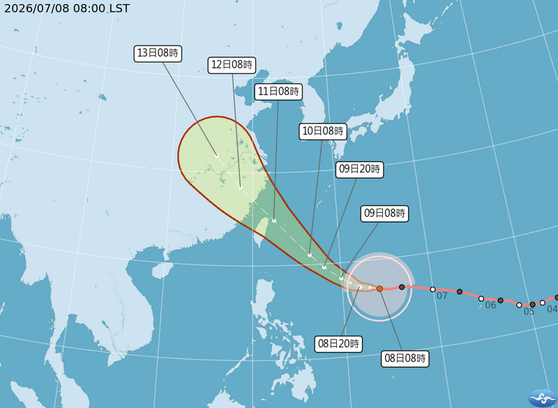 39年來最大侵台颱風!巨颱巴威恐成西北颱 勾起「葛樂禮」夢魘