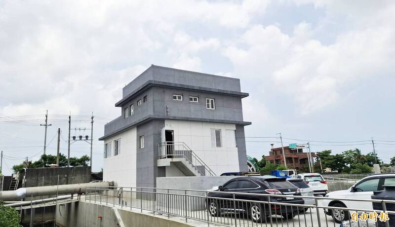 義布橋抽水站。（記者林宜樟攝）