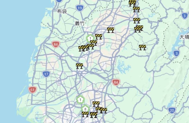 巴威影響 台南封橋16座、封路2處預警管制