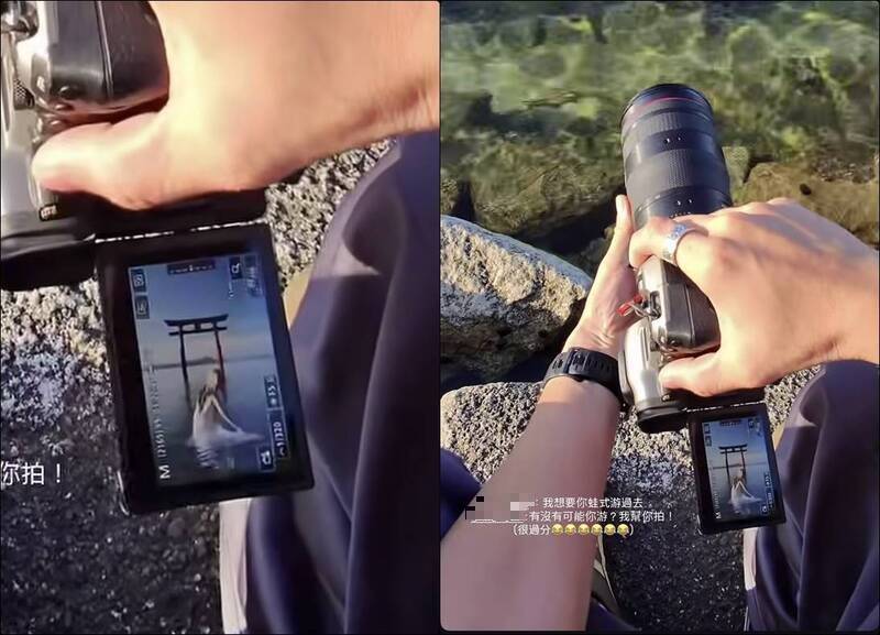 又是妳!台灣網紅闖白鬚神社湖面拍攝 日本網友怒嗆滾回去