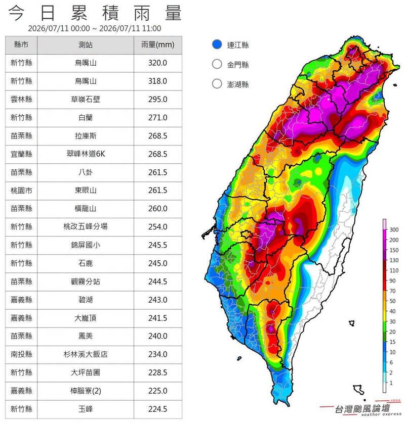 巴威雨區被「一刀切」!颱風論壇揭中央山脈驚人威力