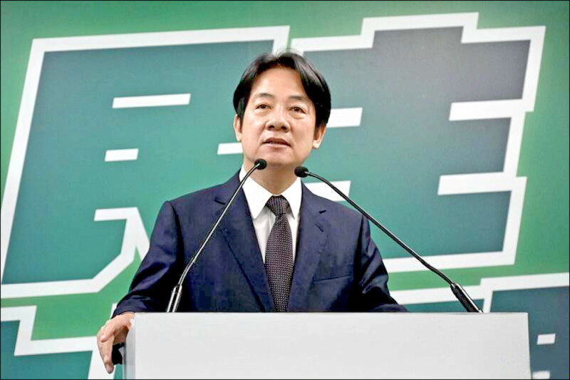百里侯之戰》綠19日全代會 賴授戰旗下達輔選令