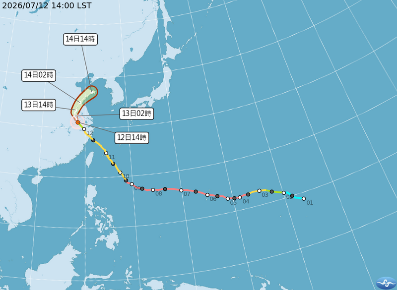 巴威進入中國安徽 暴風大雨遠至東北、內蒙