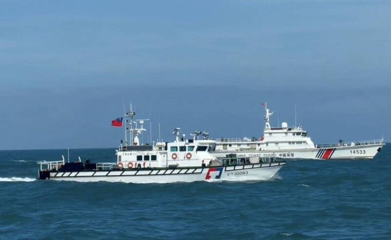 巴威剛走!中國4艘海警船又闖金門限制水域 海巡強勢驅離