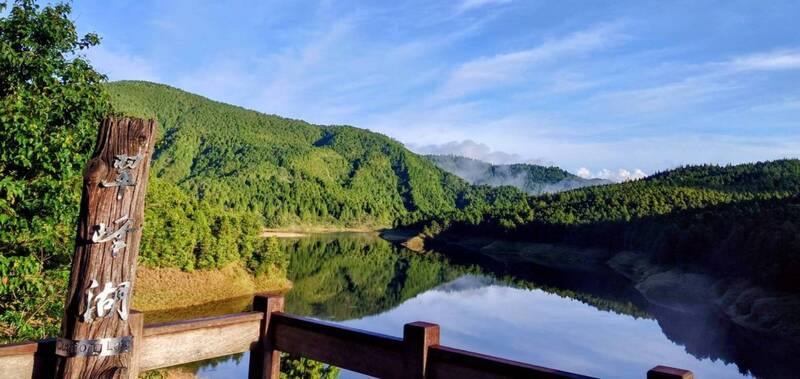 巴威助攻宜蘭太平山翠峰湖水位迅速回升 重現藍寶石美景