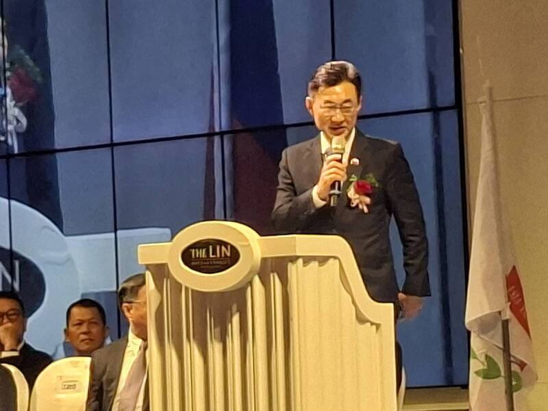 讚台商最堅強經貿大使 江啟臣:拜託政院加速台中機場2040年計劃