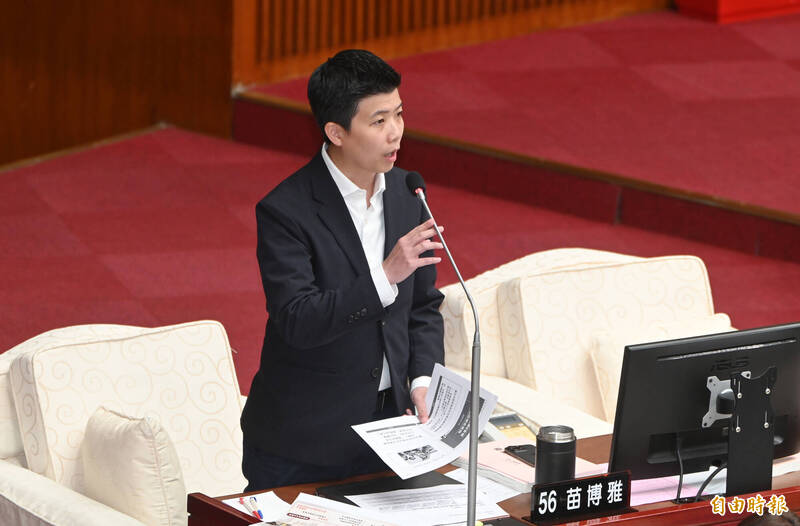 蔣萬安施政報告毒油再提「賴維拉」救援 苗博雅揪他缺席逾7成食安會議