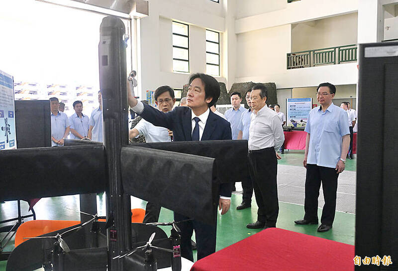 《TAIPEI TIMES》Lai urges quick drone budget approval