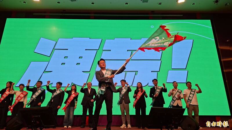 領軍民進黨新竹隊造勢 莊競程:重啟市政「精準Debug」