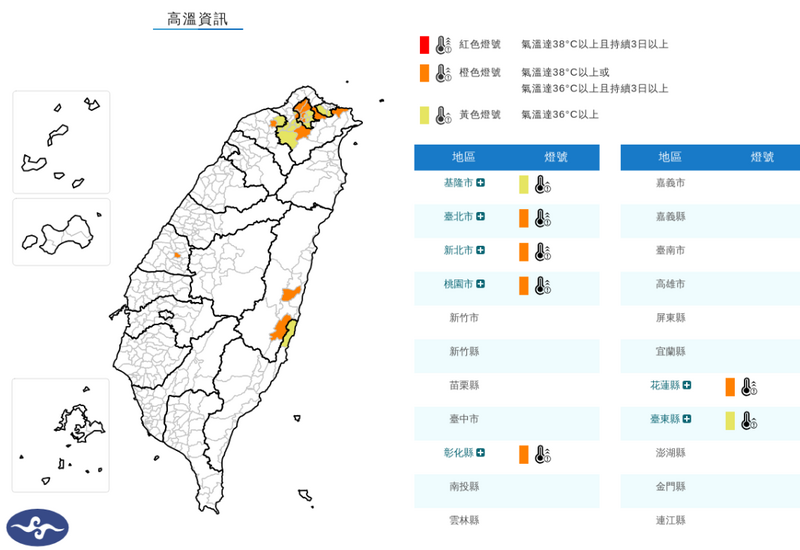 週日飆高溫!7縣市恐衝破36度