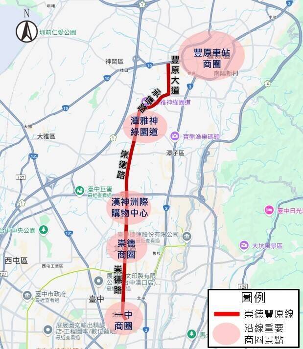 連接重大新興建設 捷工局將中捷紅線從洲際球場拉出支線接到水湳納入規劃方向
