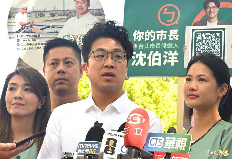 沈伯洋諷蔣萬安!盼帶回台中毒油預防方案 並向謝國樑討教為兒虐道歉