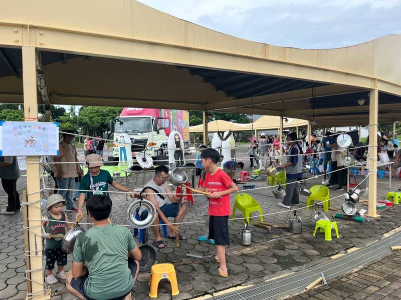 屏東「移動遊樂園」前進內埔、萬丹 500多名親子玩翻