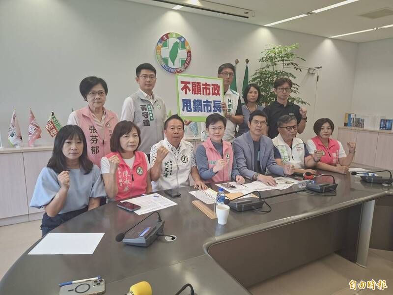 盧秀燕及蔣萬安25日要上凱道 民進黨中市黨團質疑盧會不會帶隨扈前往?坐公務車?