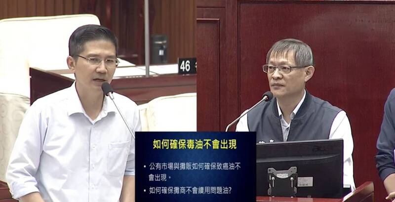 725上街頭反毒台前... 議員批北市食材登錄平台未將油品列必填