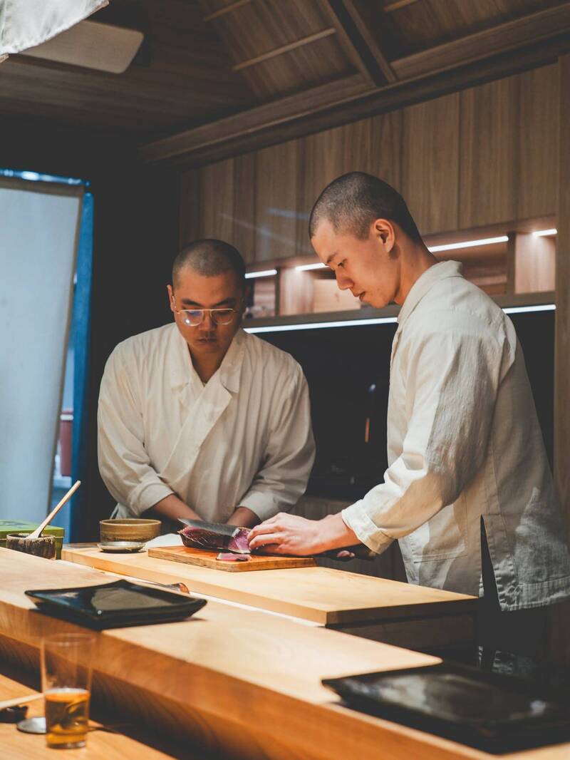新竹縣「鰭安臺灣」首摘米其林一星。(擷取自鮨安臺灣臉書粉專)