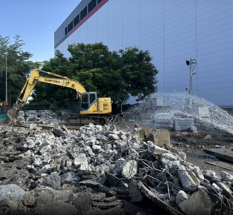 路竹科學園區工地挖斷瓦斯管線 及時止漏無傷亡