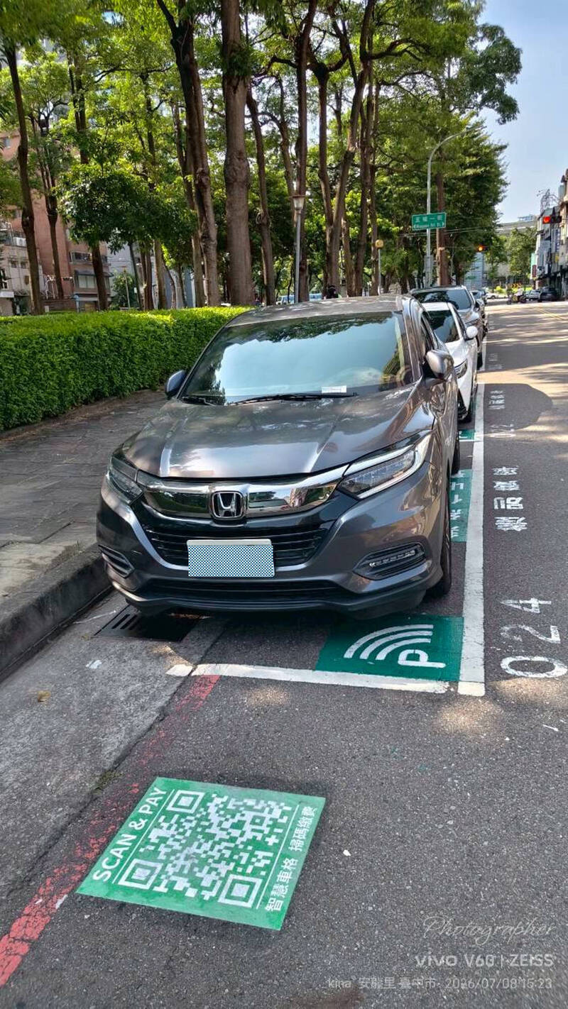台中市智慧停車格再增3路段 綁定電子支付6折延到今年底