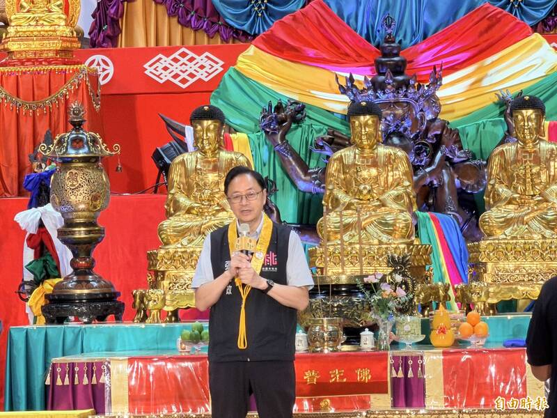 靈鷲山水陸法會8天7夜法筵在桃園巨蛋 張善政讚安定人心力量