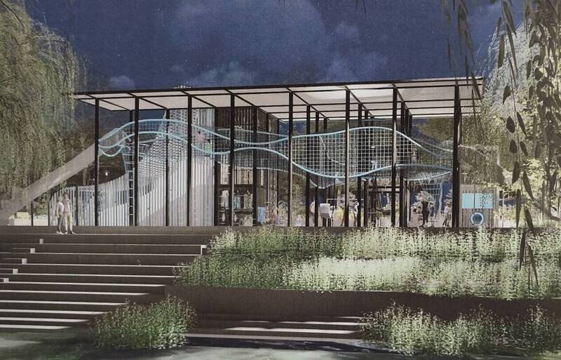 台中再添親子地標!葫蘆墩公園竹跡館原址變身 「水波紋攀爬架、鞋意象」明年登場