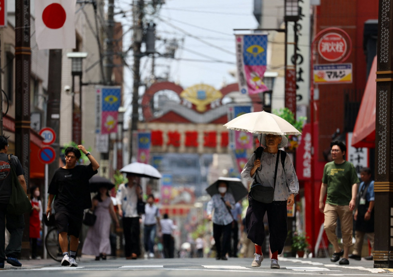 日本連4天飆破40度! 東京268人中暑3人命危