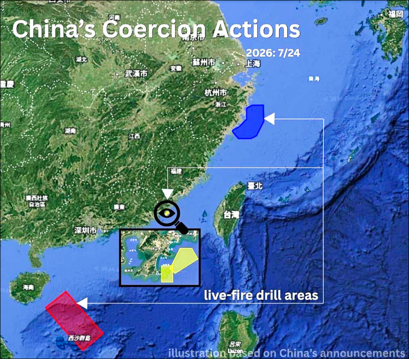 共軍實彈演練 吳釗燮:同時威脅台日菲