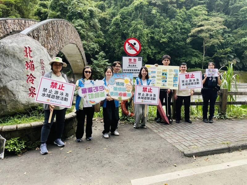 炎夏防溺 竹縣水域安全聯合稽查小組啟動宣導巡查