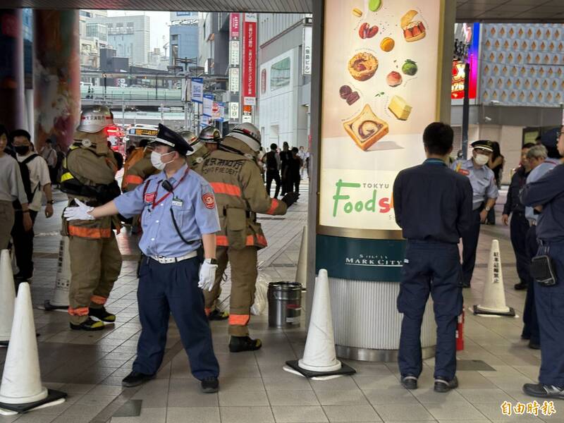 東京澀谷站傳爆裂物!警笛響不停 記者直擊防爆人員緊急處置