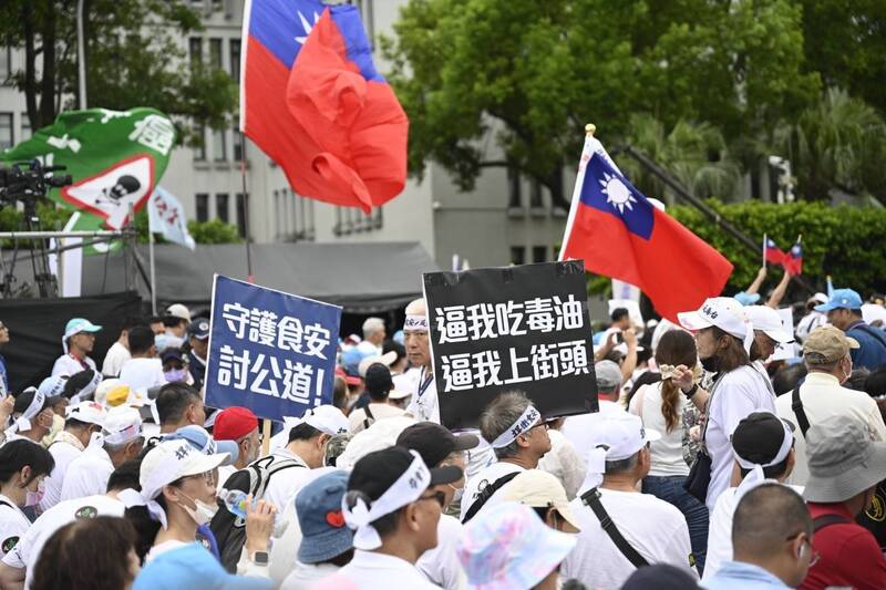 支持民眾上街抗議 議員參選人陳怡潔籲政府應務實解決食安問題