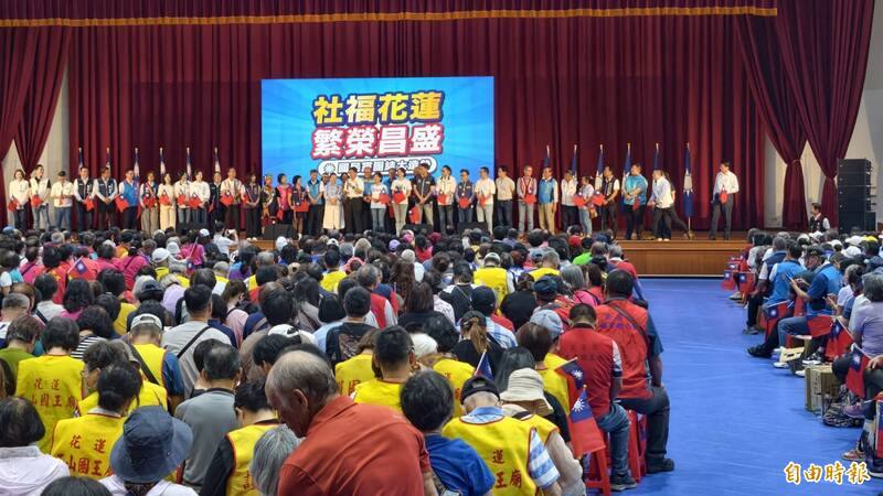 罷免國民黨立委滿一週年，立院總召傅崐萁今天痛批罷免投票是台灣民主史上的恥辱。（記者王錦義攝）