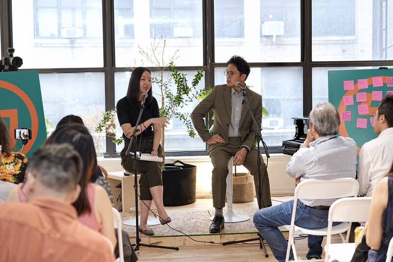 沈伯洋紐約談人才回流 參考首爾成立「台北研究院」