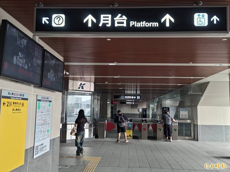 高捷「最菜」車站營運滿2年 上半年日均運量比去年同期增10.6%
