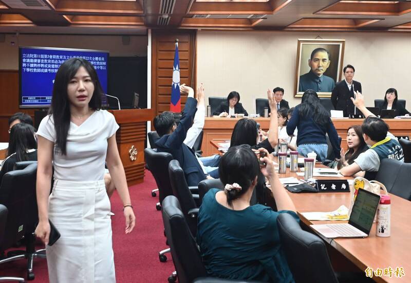 國民黨挾人數優勢退回校事會議辦法!教育部憂回到舊制 民進黨批程序粗糙