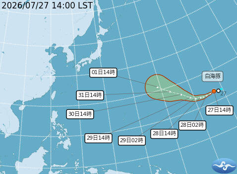 「白海豚」颱風生成! 最新路徑、對台影響曝光