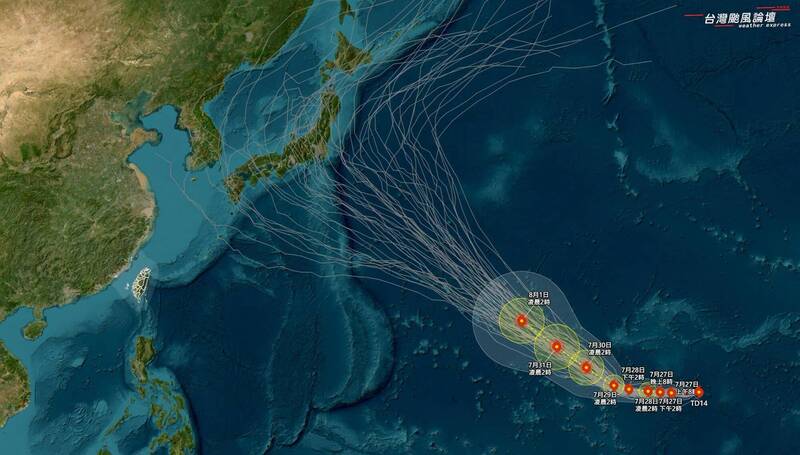 「白海豚」最快今下午生成!威力上看強烈颱風 轉不轉彎看高壓