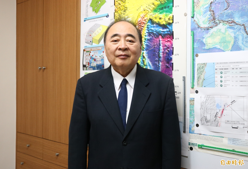 前中央氣象局（現為氣象署）地震測報中心主任郭鎧紋。（資料照）