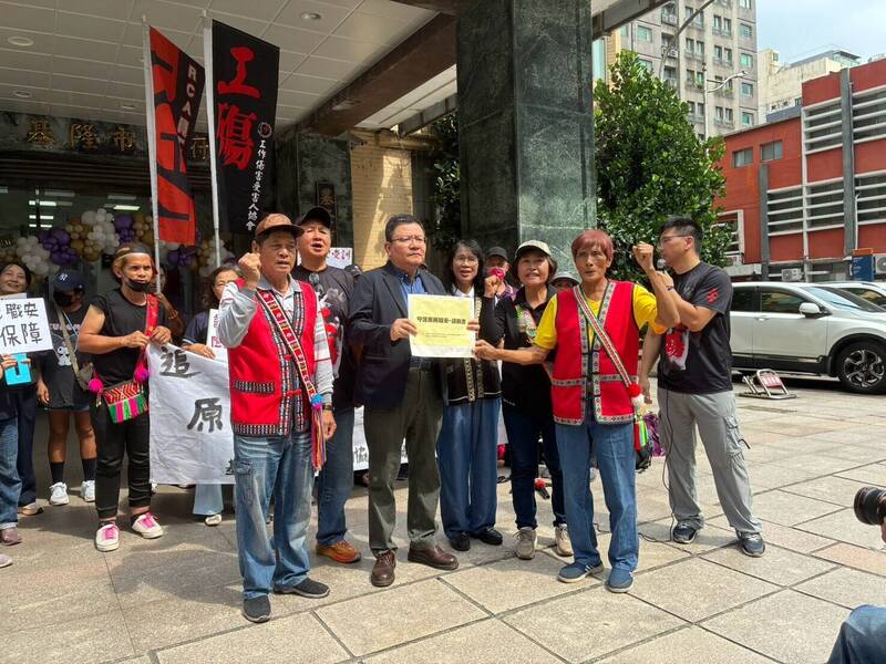 原民團體到基市府陳情爭取職安訓練補助 副市長允1個月內回覆