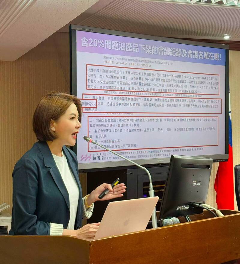 中聯竟列席20%下架標準會議 國民黨:食藥署讓球員兼裁判?