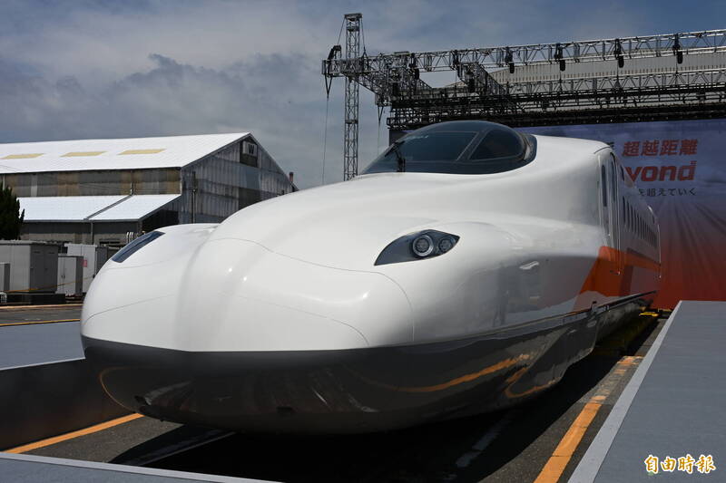第一組新世代列車N700ST已在7月30日出廠。（記者吳亮儀攝）