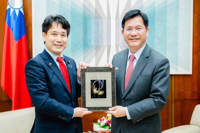 林佳龍見日參議員「台灣女婿」瀧波宏文:熊本的平安也是許多台灣人的牽掛