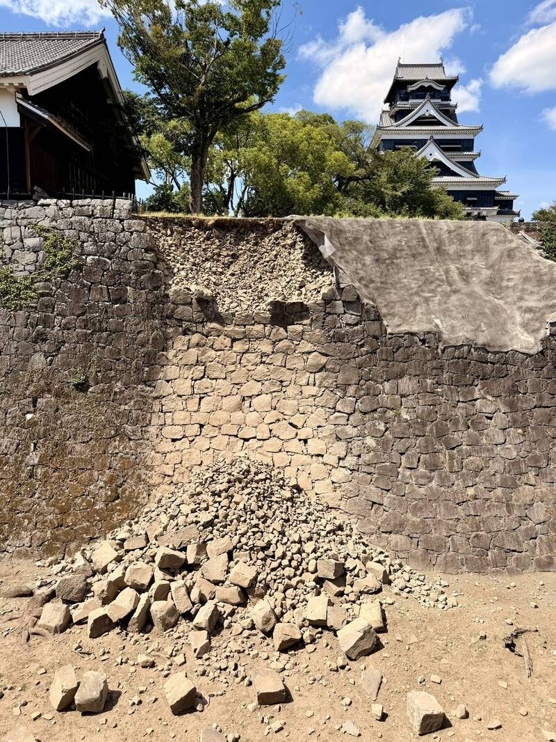 強震後熊本市長曝熊本城受損狀況 「相信一定會復活」