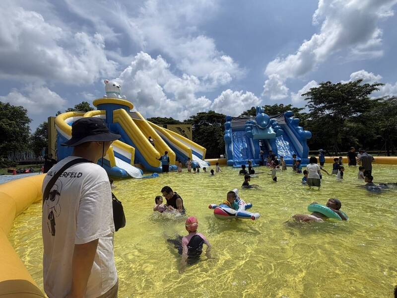 台南山上水道博物館「夏浪祭」 逾5000遊客湧入消暑