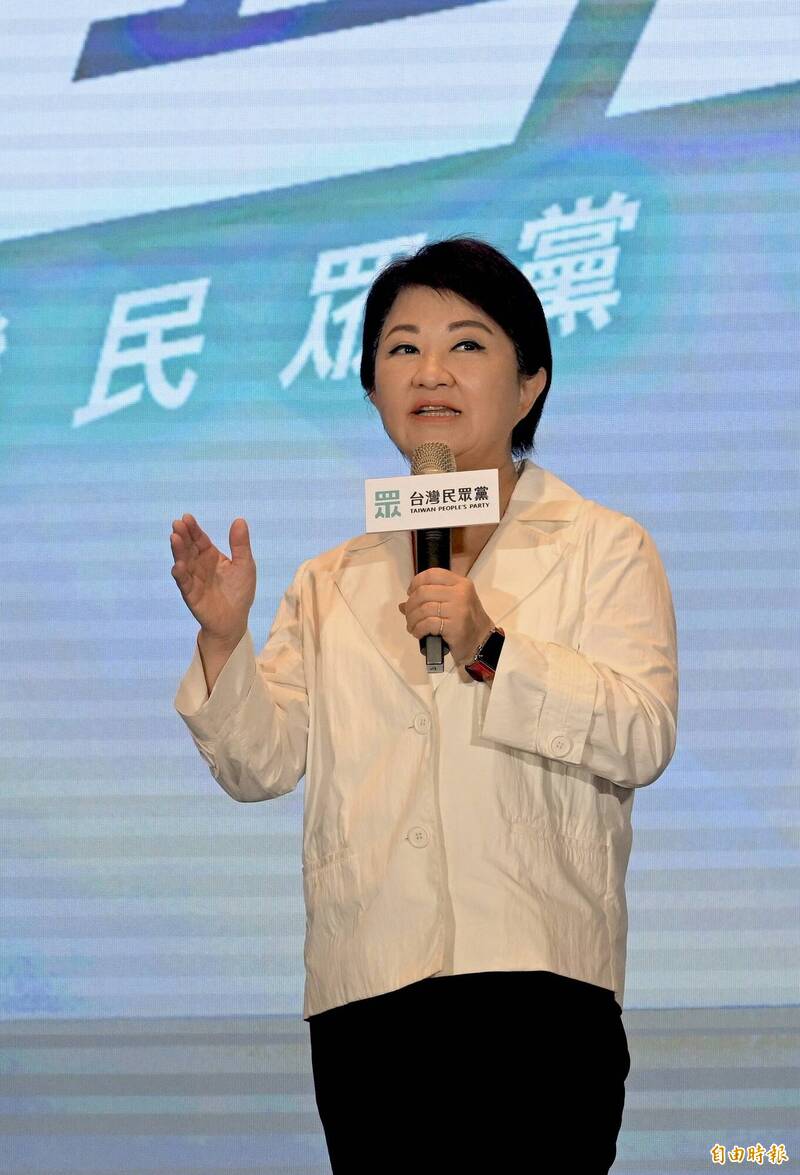 參加民眾黨七週年黨慶 盧秀燕:2026年倒閣2028年倒賴