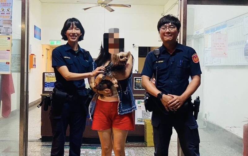 旗津風箏節愛犬約克夏走丟 牠先走進派出所求助