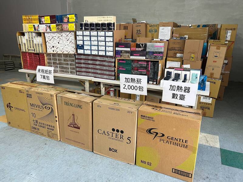 破獲多起重大案件 台南私劣菸酒查緝績效亮眼