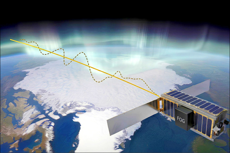 中央大學「石虎一號」立方衛星，近日成功接收訊號，首度完成台灣自主研發「光纖陀螺儀」的太空驗證。（圖：中央大學提供）